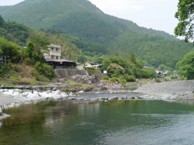 神流川（神流町の河川敷）の写真