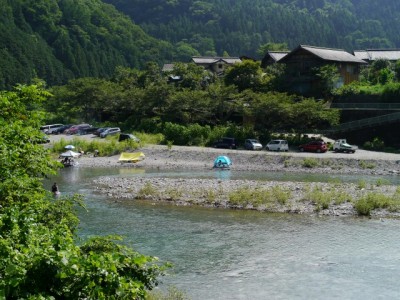 柏木堰堤で川遊び！の写真1