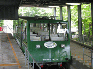 筑波山ケーブルカーの写真