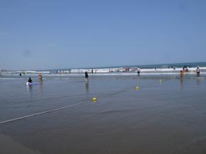 【海水浴】波崎海水浴場で海水浴！の写真1