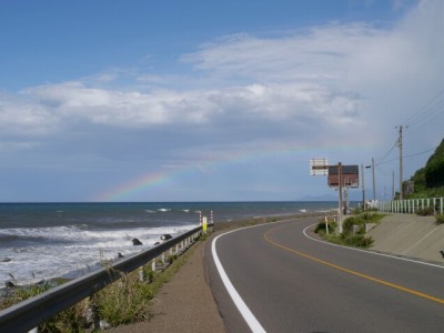 国道8号線沿いの写真