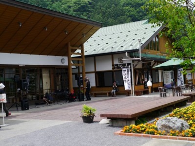 道の駅果樹公園あしがくぼで川遊び！！！の写真1