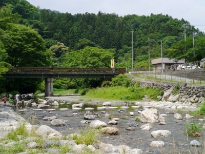 道の駅果樹公園あしがくぼで川遊び！！！の写真3