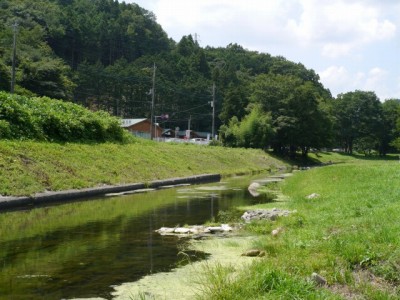 槻川の河原2の川遊び！の写真3