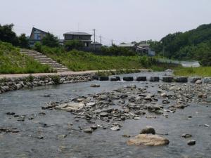 【川遊び】ときがわ花菖蒲園で川遊びの写真15