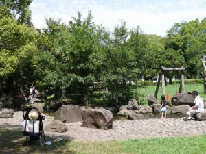 【じゃぶじゃぶ池】庄和総合公園のじゃぶじゃぶ池で水遊び！の写真10