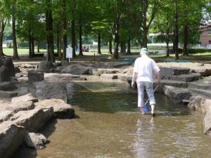 【じゃぶじゃぶ池】大崎公園のじゃぶじゃぶ池で水遊び！の写真13