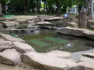 【じゃぶじゃぶ池】大崎公園のじゃぶじゃぶ池で水遊び！の写真16