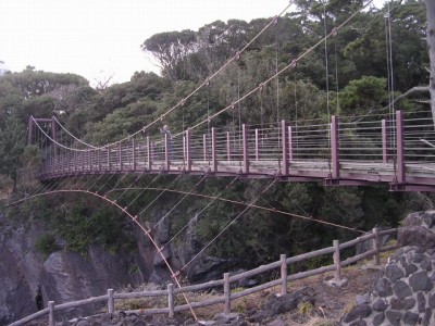 門脇吊橋・門脇崎灯台の写真