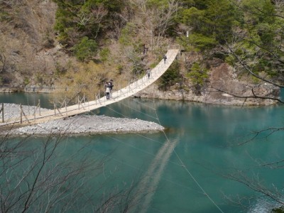 夢の吊り橋（寸又峡）の写真