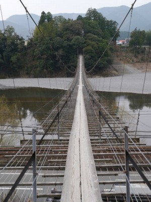 塩郷の吊り橋の写真13