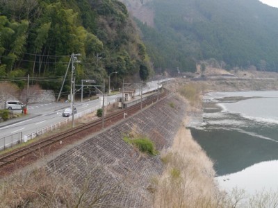 塩郷の吊り橋の写真15