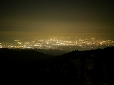 伊豆スカイライン（夜景）の写真