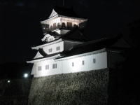 富山城の夜景